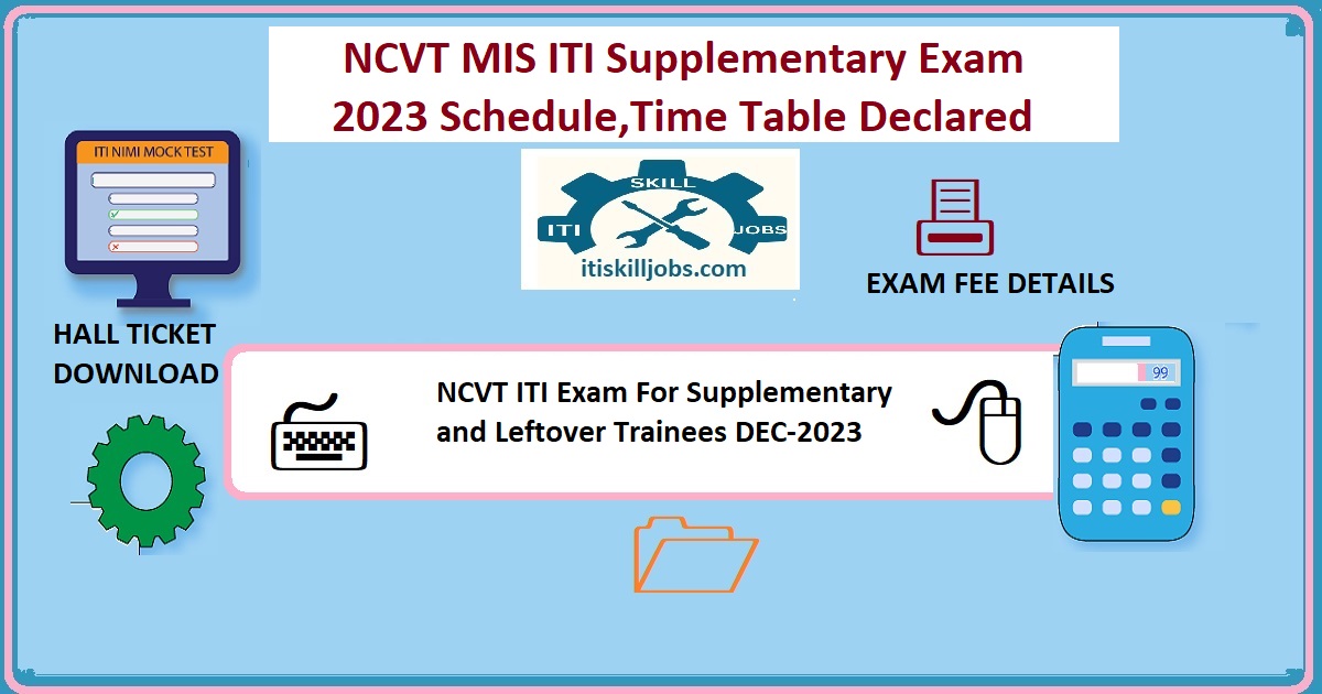 NCVT ITI Result: Trainee marksheet download - Ncvt Online
