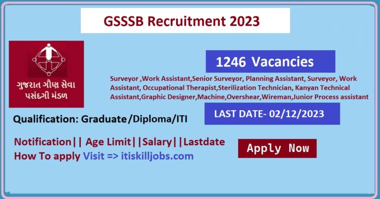 gsssb recruitment