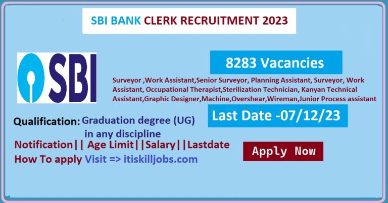 sbi clerk recruitment 2023